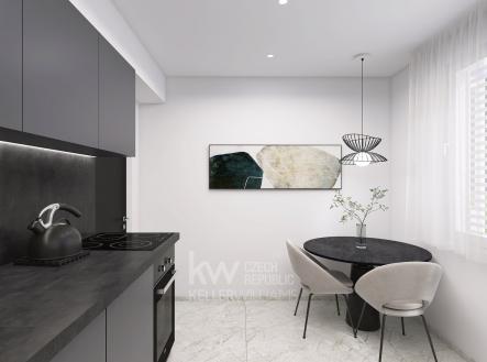 Vizualizace_1+1_3 | Prodej bytu, 1+1, 43 m²