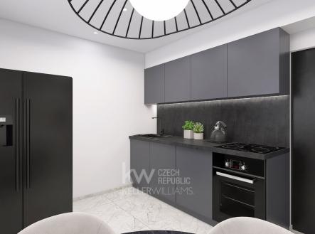 Vizualizace_1+1_4 | Prodej bytu, 1+1, 43 m²