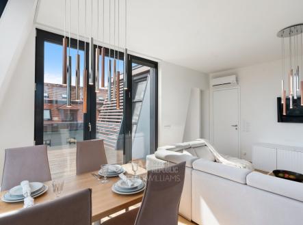 Jídelní část | Pronájem bytu, 3+1, 103 m²