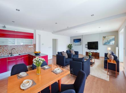 obyvak - 3.5 | Pronájem bytu, 2+kk, 61 m²