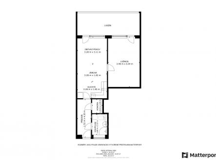 Harrachov  2+kk Čertovka plán bytu | Prodej bytu, 2+kk, 66 m²