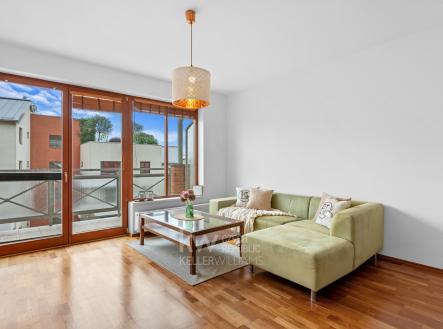 Obývací prostor | Pronájem bytu, 2+kk, 52 m²