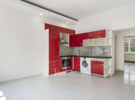 Obývací pokoj s kuchyňským koutem | Pronájem bytu, 3+kk, 57 m²