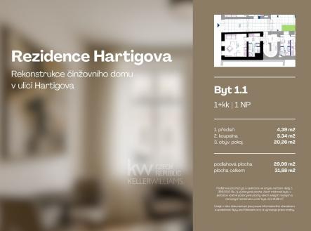 1 | Prodej bytu, 1+kk, 31 m²