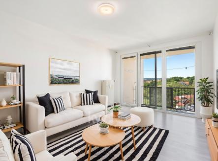 A7407647 - Living Room - Scandinavian - 5 | Prodej bytu, 1+kk, 29 m²