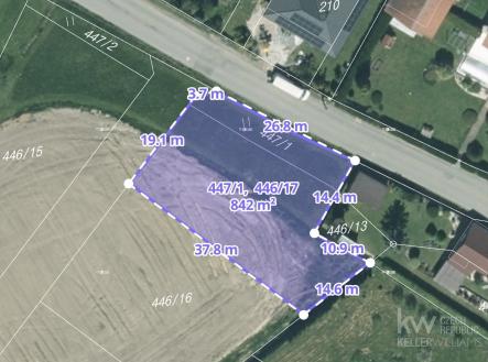 Snímek obrazovky 2026-02-14 v 8.24.01 | Prodej - pozemek pro bydlení, 842 m²