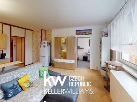 Podnajem-bytove-jednotky-2kk-Plzen-Living-Room | Pronájem bytu, 2+kk, 43 m²