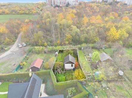 Pohled ze severozápadu | Prodej - pozemek pro bydlení, 261 m²