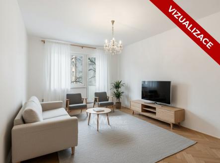 Obývací pokoj | Prodej bytu, 2+1, 57 m²