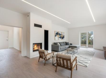 Vizualizace - obývací pokoj | Prodej - dům/vila, 181 m²