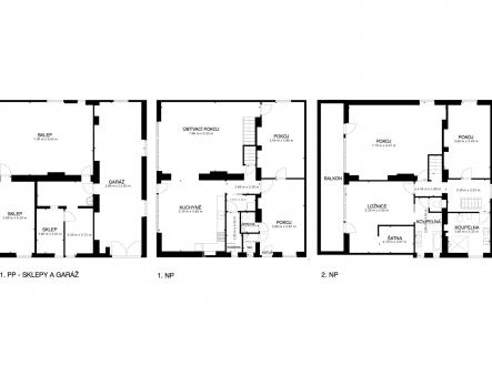 Dům, ul. Sadová - Vrzáková & Boháč | Pronájem - dům/vila, 372 m²
