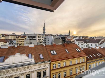 Výhled z okna | Pronájem bytu, 3+kk, 89 m²