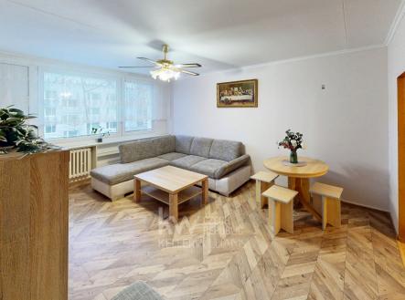 Obývací pokoj/ Living room | Pronájem bytu, 3+kk, 69 m²