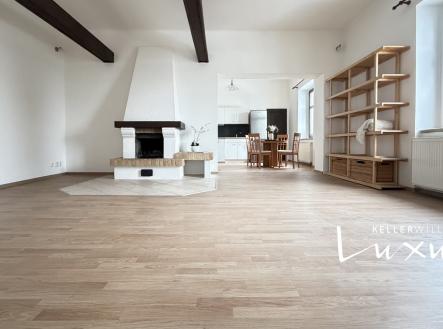 Obývací pokoj | Pronájem bytu, 2+1, 89 m²