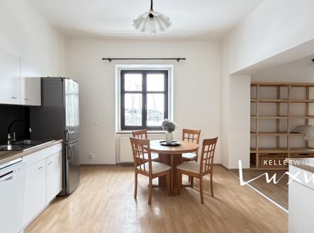 Kuchyň s jídelním koutem | Pronájem bytu, 2+1, 89 m²