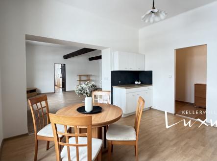 Kuchyň s jídelním koutem | Pronájem bytu, 2+1, 89 m²