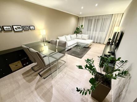 Obývací pokoj 2 (jak může vypadat vybavený) | Pronájem bytu, 2+kk, 57 m²
