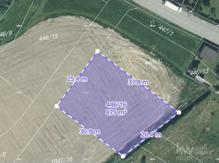 Snímek obrazovky 2026-02-14 v 8.36.27 | Prodej - pozemek pro bydlení, 875 m²