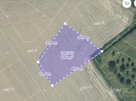 Snímek obrazovky 2026-02-14 v 8.42.42 | Prodej - pozemek pro bydlení, 885 m²