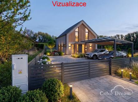 Vizualizace domu | Prodej - pozemek pro bydlení, 2 733 m²
