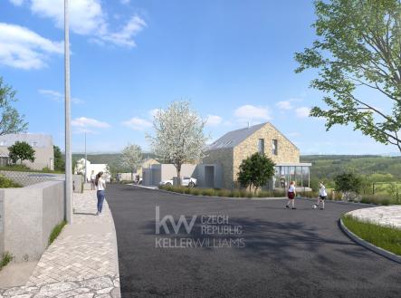 Vizualizace 2 - celý objekt | Prodej - pozemek pro bydlení, 1 066 m²