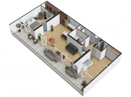 6493-Zlinska3Dc | Prodej bytu, 3+kk, 142 m²