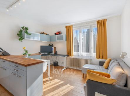 Obývací pokoj v bytě v přízemí | Prodej - dům/vila, 205 m²