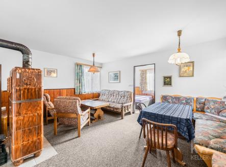 Útulný obývací pokoj | Prodej - chata/rekreační objekt, 86 m²