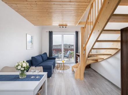 Obývací pokoj (4) | Prodej bytu, 2+kk, 53 m²