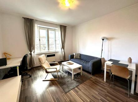 obyvak_main_uprava | Pronájem bytu, 2+kk, 39 m²
