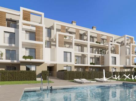 Nesea2_exterior_piscina_dia (1) | Prodej bytu, 2+kk, 60 m²