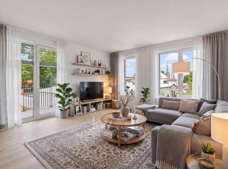 vizulalizace | Prodej bytu, 2+kk, 55 m²