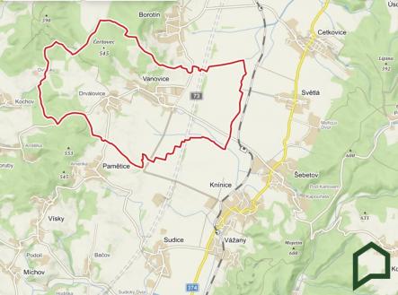 mapa | Prodej - pozemek, ostatní, 5 319 m²