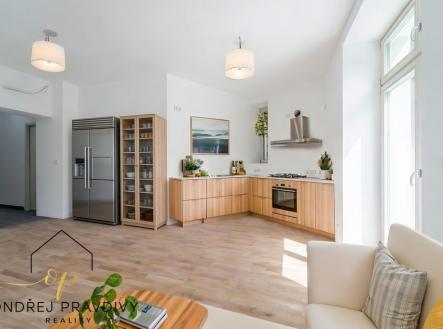 Vizualizace kuchyně | Prodej bytu, 4+kk, 90 m²