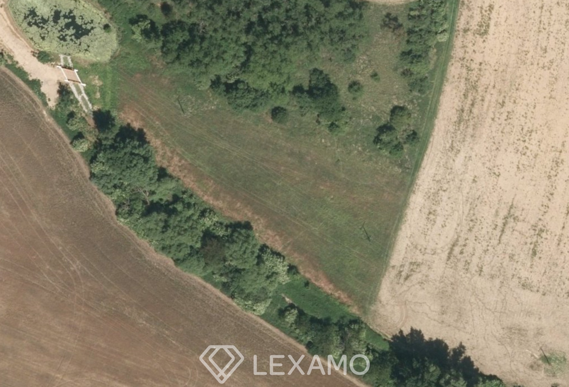 mapa pole Běhařovice