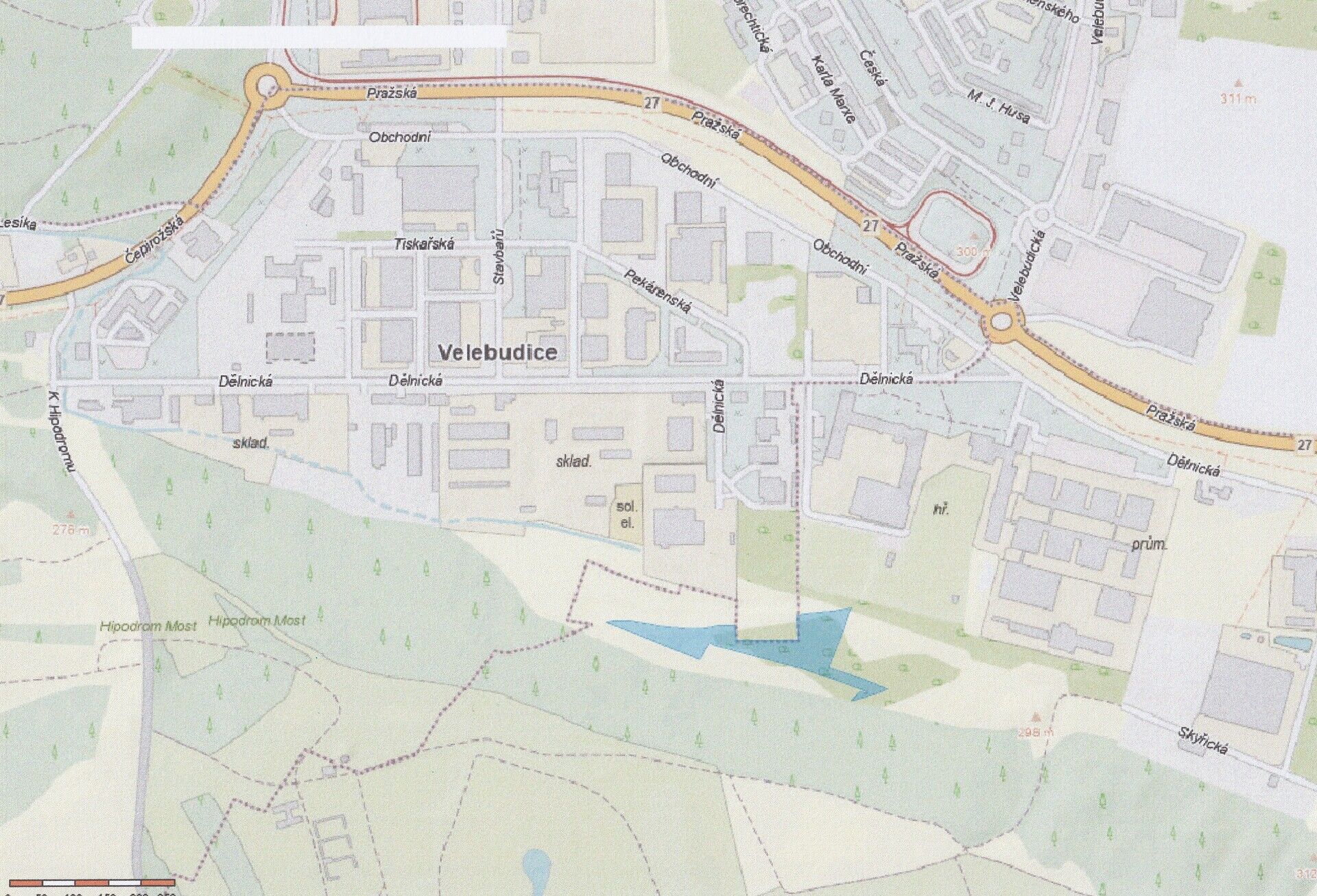 Prodej komerčních pozemků určených k výstavbě průmyslové výroby.