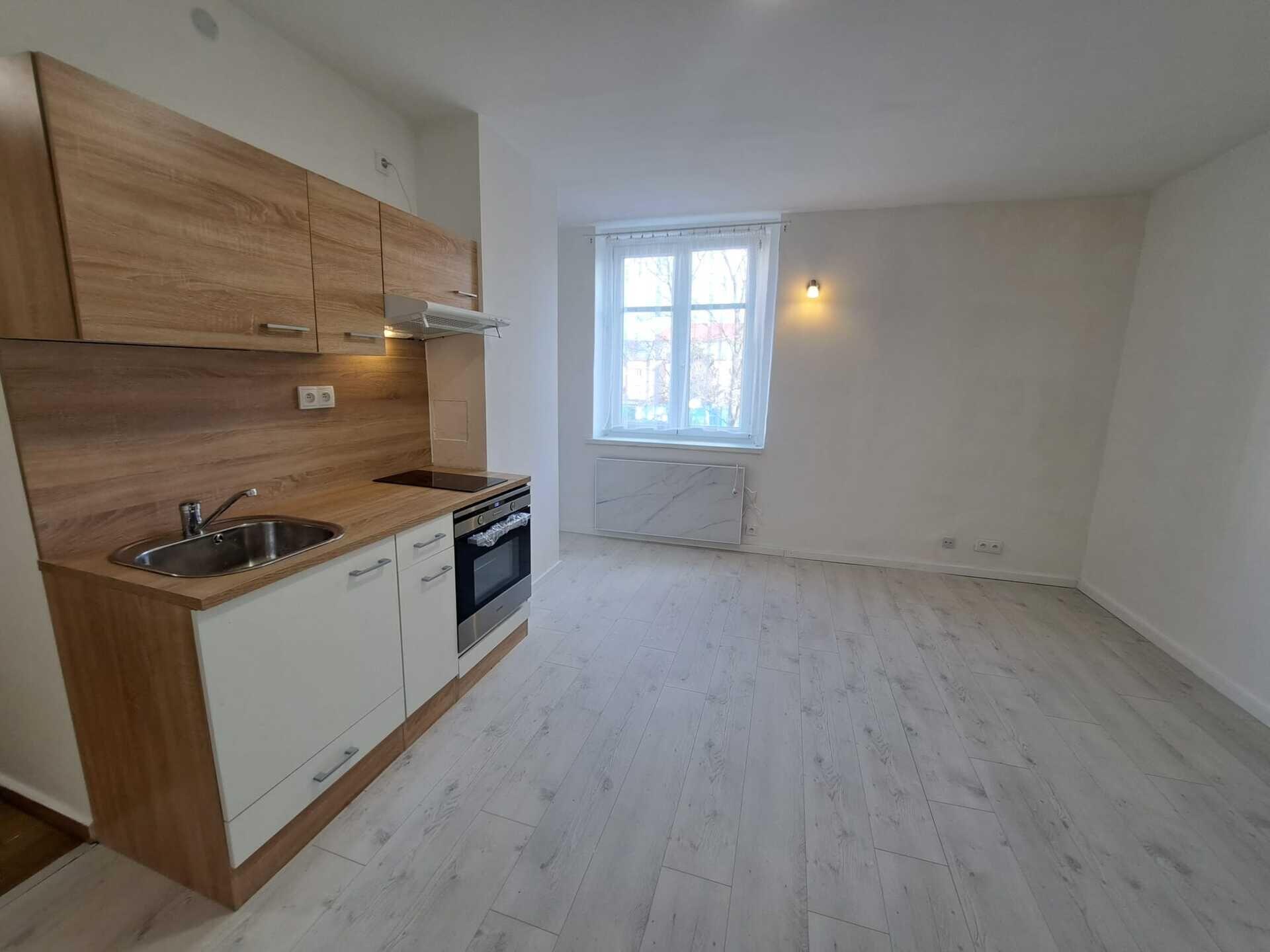 Pronájem bytu 1+1 se zahrádkou v ulici Čechova v Chomutově