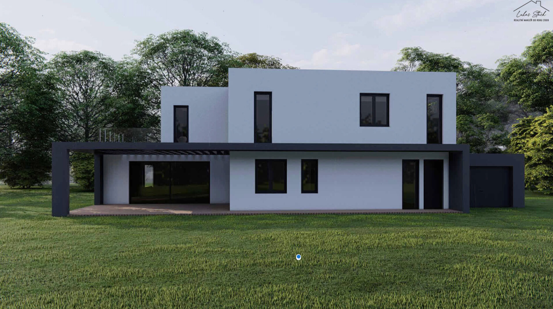 Stavební pozemek 793 m², s hrubou stavbou a platným stavebním povolením