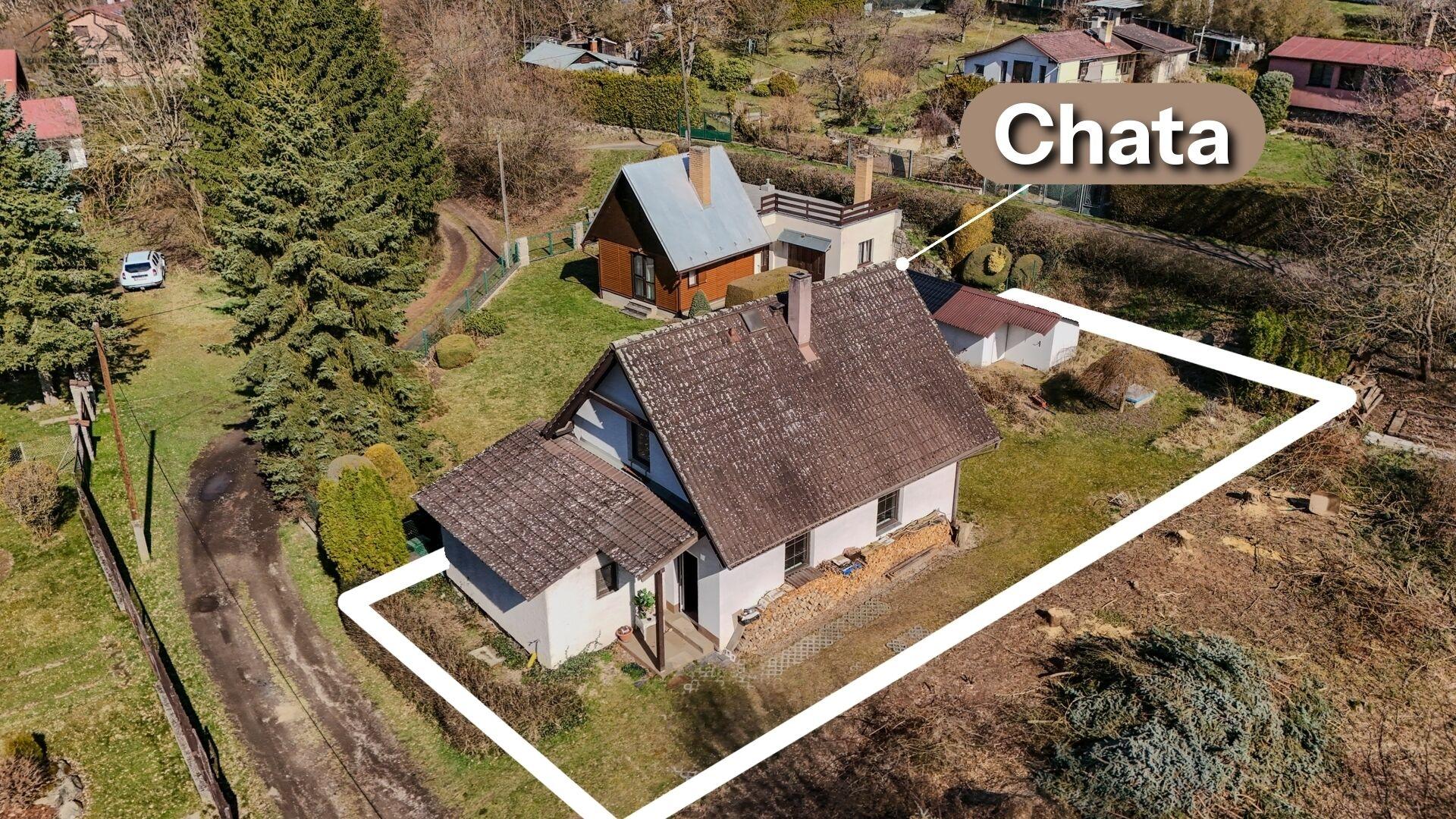 Zděná chata, pozemek 396 m², Babice u Říčan