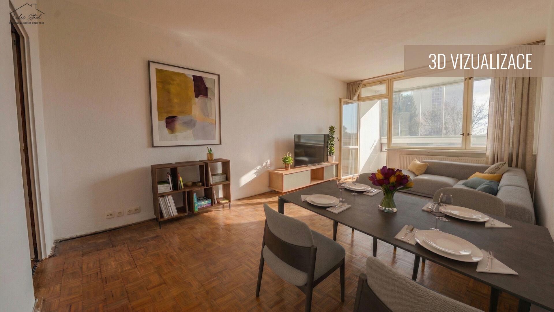 Byt 3+1, 78 m²  včetně lodžie + garáž a sklep