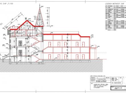 pudorys 3. NP 3 | Prodej - dům/vila, 500 m²