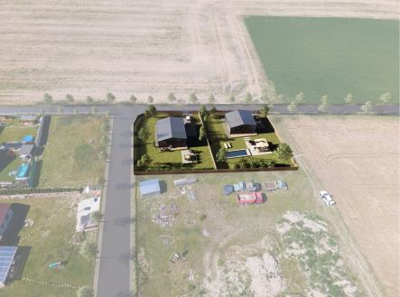 KOMPLET OBA_POHLED B_VCETNE OKOLI_SVETLE | Prodej - dům/vila, 90 m²