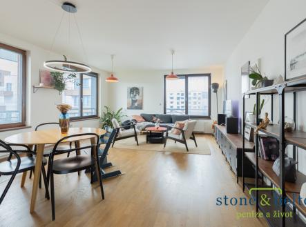 Obývací pokoj | Pronájem bytu, 3+kk, 79 m²