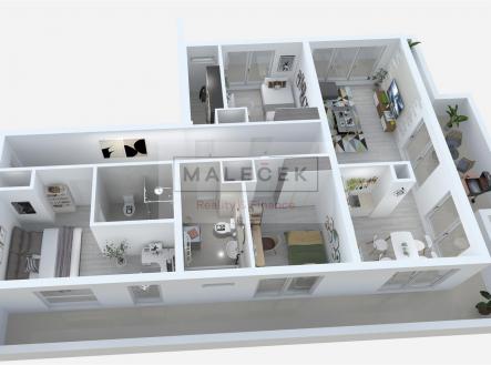 Prodej bytu, 4+1, 105 m²