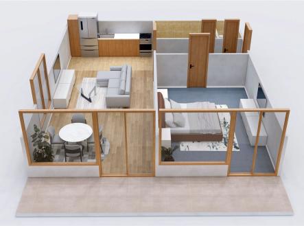 . | Prodej bytu, 2+kk, 63 m²