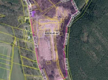 umístění na mapě | Pronájem - pozemek pro komerční výstavbu, 1 000 m²