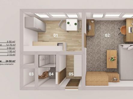 kolin.jpg | Prodej bytu, 1+1, 25 m²