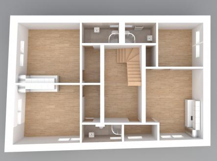 2.NP | Prodej bytu, 2+kk, 55,6 m²