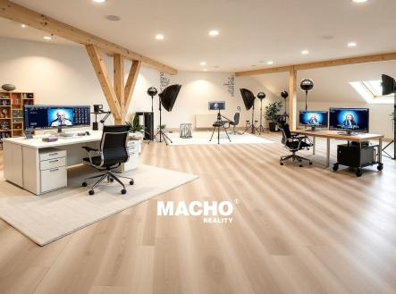 Vizualizace | Pronájem - kanceláře, 195 m²