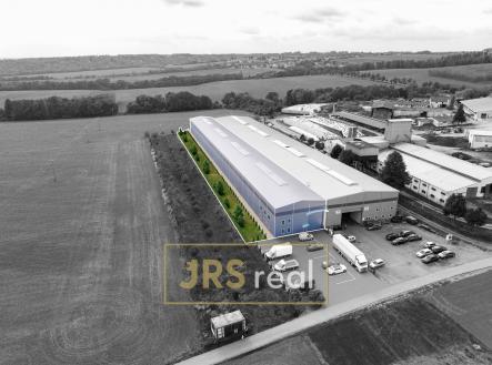 View 1- D01-BW | Pronájem - komerční objekt, výroba, 2 636 m²